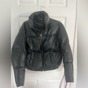 Trendy Black Bomber Jacket